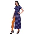 thumbnail image 2 of Moomaya Kurtis en Coton à Fente avant pour Femmes, Kurti Longue Imprimée, Robe, Haut Indien, 2 of 5