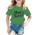 thumbnail image 1 of PMVFHDE Hauts Décontractés pour Fille Robe T-Shirt pour Filles T-Shirts Chemises pour Fille Grande Taille T-Shirts Mignons pour Fille T-Shirt Graphique Mignon pour Fille Col Rond Manches Courtes T-Shirt d'Été Décontracté Vert, 7-8 Ans, 1 of 5