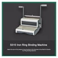 thumbnail image 4 of 34 Hole Iron Ring Binding Machine Round Hole Iron Ring Wall Calendar Binding Machine Wire Desk Calendar Punching Contract Bid ,Pinpoint Punching, 4 of 7