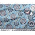thumbnail image 3 of Soimoi Rayon Crepe Fabric Floral Mandala Print Fabric by Yard 46 Inch Wide, 3 of 3