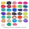thumbnail image 3 of 10 Pièces Bandes de Cheveux Mixtes Extensible Réglable Décoratif Haut avec Haute Élasticité Élasticité Protection Ponytail Titulaire Filles Enfants Accessoires Café, 3 of 5