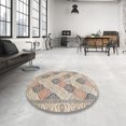thumbnail image 3 of Ahgly Company Tapis d'Intérieur Rectangulaire Abstrait Rose Violet, 2 Pieds x 5 Pieds, 3 of 6