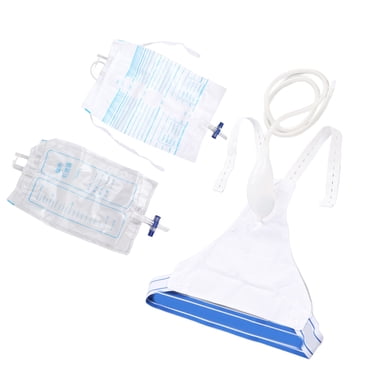 Urine Collection Drainage Bag,Elderly Silicone Urine Collector Wearable Urine Collection Urine Catheter Bags Expertly Crafted