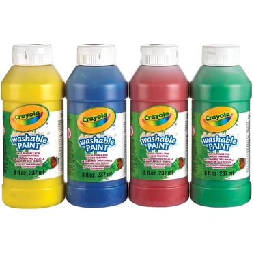 4 pots de peinture lavable Crayola