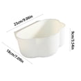 thumbnail image 3 of Lksixu White Plastic Storage Bins For Pantry Organization With Four Handles Kitchen Gadgets, 3 of 6