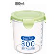 thumbnail image 4 of CHOK Clearance!  Glass Storage Containers With Lids Kitchen Storage Box Sealing Food Preservation Plastic Fresh Pot Container  Pink, 4 of 6