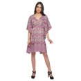 thumbnail image 3 of Moomaya Robe Courte de Caftan de Plage, Robe de Couverture Imprimée, Kaftan pour Femmes, Tenue de Plage, Couverture, 3 of 4