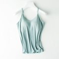 thumbnail image 4 of HNMKIU Work Out Tank Tops Women Shelf Bra Camisoles Adjustable Spaghetti Strap Tank Tops Basic Layer, 4 of 4