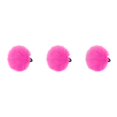thumbnail image 2 of ZLight Chouchous pour Cheveux à Fausse Pompon Tendance Coréenne Filles Élastique Attache Queue de Cheval Bande pour Cheveux Accessoires rose Rouge P Ensemble de 3, 2 of 6