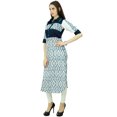 thumbnail image 1 of Phagun Kurta Bollywood Vêtements Tunique Kurti Haut Designer Robe en Coton, 1 of 1