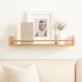 thumbnail image 3 of Hometrends 23in Wakula Wood Wall Shelf Natural, 3 of 7