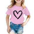 thumbnail image 2 of WEAIXIMIUNG T-Shirt à Manches Longues pour Fille, Lot, T-Shirt Graphique Mignon pour Fille, Col Rond, T-Shirt à Manches Courtes, T-Shirt Décontracté d'Été 160, 2 of 6