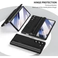 thumbnail image 4 of Case for Samsung Galaxy Z Fold 5 with S Pen Holder and Stylus & Invisible Kickstand, Full Body Hinge Built-in Screen Protector Fold5 Phone Cover for Samsung Z Fold 5 Case with S Pen Slot, 4 of 7