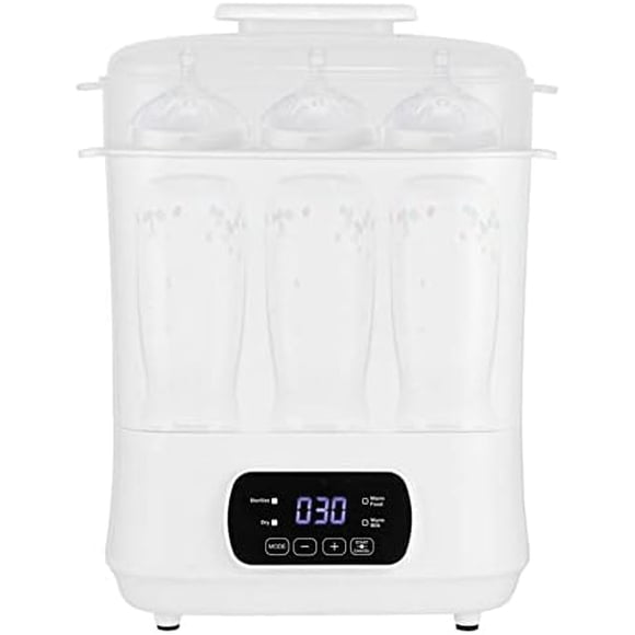 3 In 1 Electric Baby Bottle Sterilizer and Dryer, Baby Feeding Bottle Warmer, Multifunctional Baby Steam Bottle Sanitizer, BPA-Free