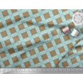 thumbnail image 2 of Soimoi Japan Crepe Satin Fabric Diagonal Check Print Fabric by Yard 42 Inch Wide, 2 of 5