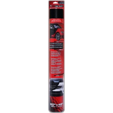 Enrobage en vinyle 20po x 48po noir de carbone d'enveloppe de vinyle 20