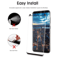 thumbnail image 4 of Galaxy S9 Screen Protector,Full Coverage Tempered Glass 2 Pack Curved Anti-Scratch High Definition Tempered Glass Screen Protector Suitable for Galaxy S9, 4 of 8