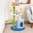 thumbnail image 4 of Costway 4-Tier Modern Cat Tree Tower Kitten Activity Center with Sisal Scratching Post, 4 of 10