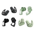 thumbnail image 3 of YAOMOBB Bouchons d'Oreilles en Mousse à Mémoire de Forme Bouchons d'Oreilles en Silicone Doux Réutilisables Réduction de Bruit pour Dormir à la Maison Ou au Bureau, 3 of 7