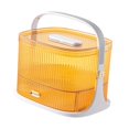 thumbnail image 4 of Yinanstore Medicine Organizer Container Portable Empty Multipurpose Large Capacity Medicine Box First Aid Box for Household Camping Dorm Orange, 4 of 8