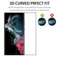 thumbnail image 4 of SELOZKE 2pack Screen Protector For Samsung Galaxy S22 Ultra 5G 3D Curved Full Coverage HD Anti-Scratch Screen Tempered Glass, 4 of 6