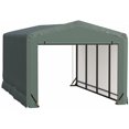 thumbnail image 3 of ShelterTube Wind and Snow-Load Rated Garage, 10x18x8 Green, 3 of 7
