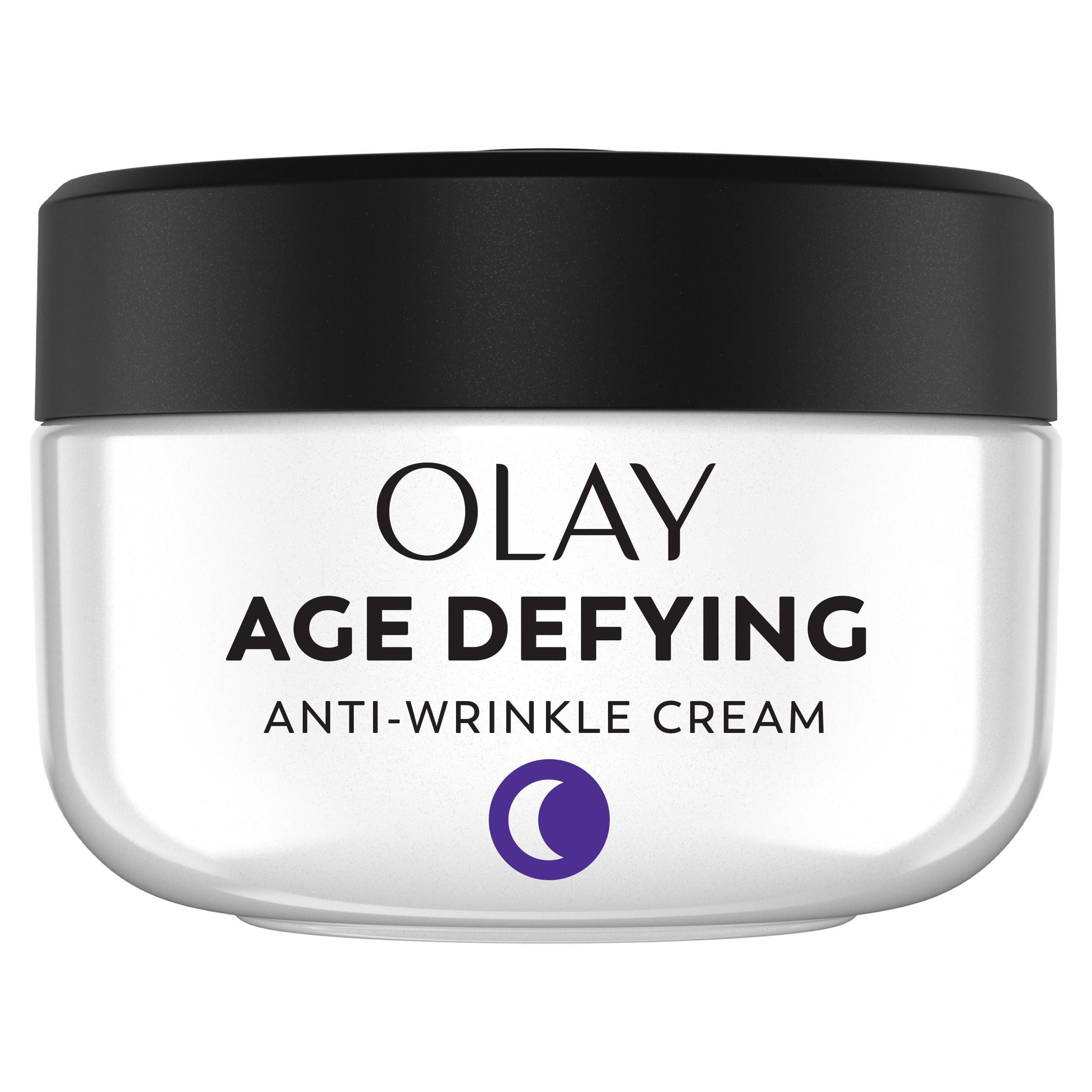 Olay Age Defying Anti-Wrinkle Night Cream, Anti-Aging Face Moisturizer