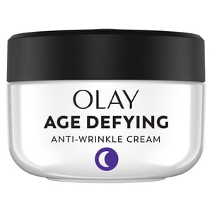 Olay Age Defying Anti-Wrinkle Night Cream, Anti-Aging Face Moisturizer