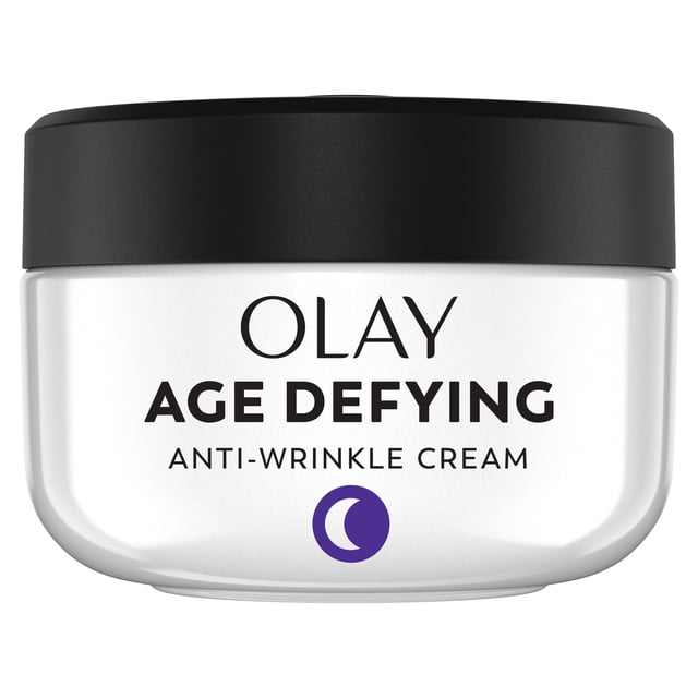 Olay Age Defying Anti-Wrinkle Night Cream, Anti-Aging Face Moisturizer