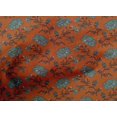 thumbnail image 4 of oneOone Cotton Cambric Fabric Leaves & Floral Block Print Sewing Fabric BTY 56 Inch Wide, 4 of 4