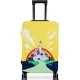 thumbnail image 1 of Luggage Cover Protector Travel Suitcase Covers Protective Skin for Carry On Baggage Fit 18-20 Inch Luggage, 1 of 4