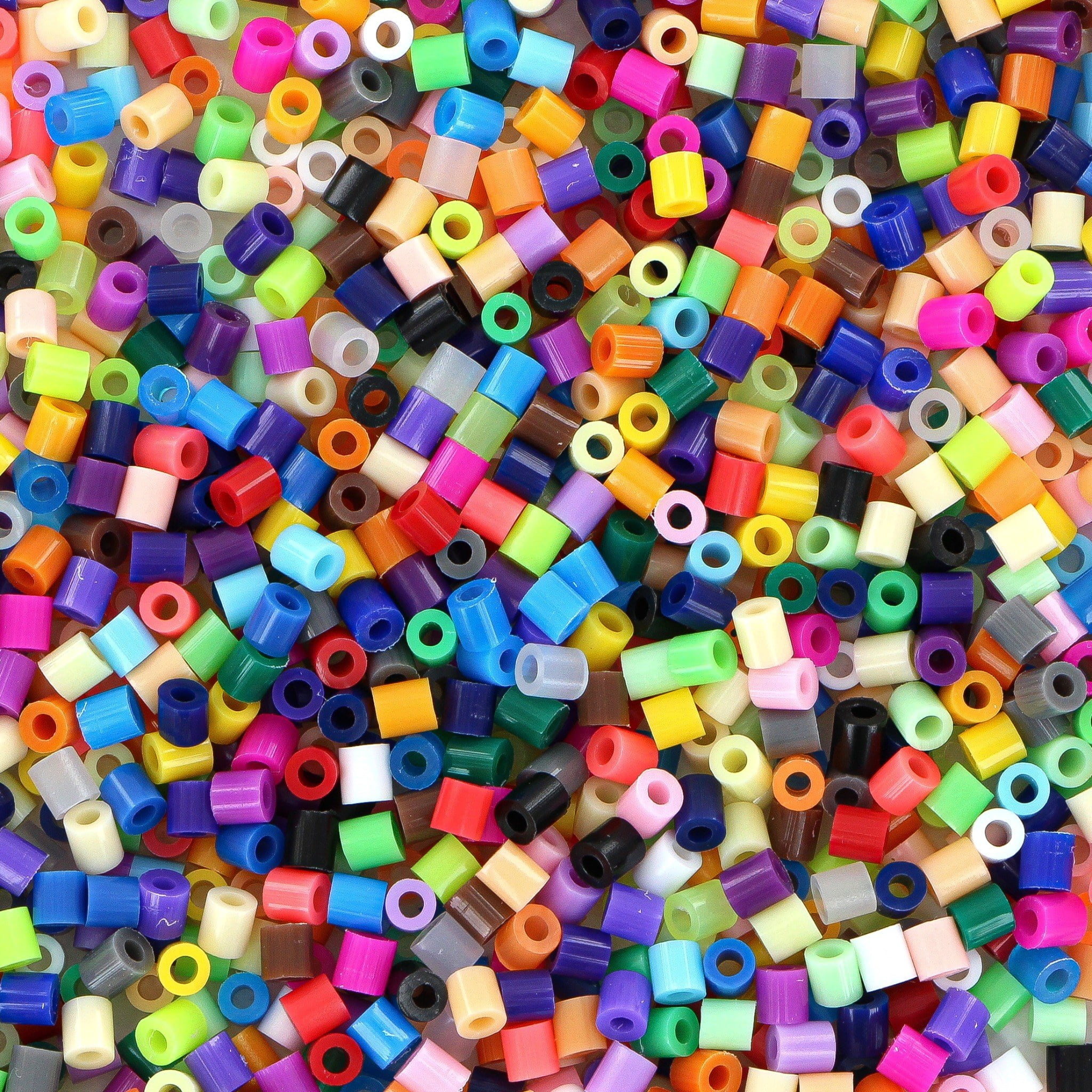 TINY HANDS Assorted Melty Beads Refill Pack, 10, 000 Beads Craft Refill for Kids Ages 6+, DIY Fuse Beads for Pegboards and Bead Art Projects