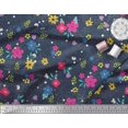 thumbnail image 3 of Soimoi Poly Georgette Fabric Artistic Flower Fabric Prints By Yard 52 Inch Wide, 3 of 3