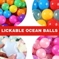 thumbnail image 4 of Ball Pit Balls, 8 Colors Plastic Balls for Ball Pit Play Balls for Toddlers with Durable Storage Mesh Bag Boy Style, Bulk Set of Bouncy and Pit Balls for Kids - Small Mini Bounce Balls, 4 of 6