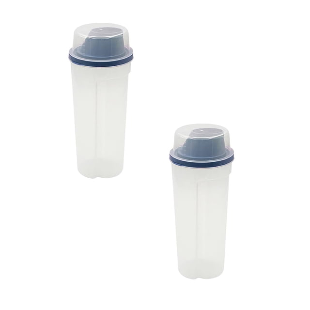 Oleegame 2 Pcs Boîtes de Rangement pour Produits à Capacité Fermée Rangement des Aliments Rangement Compartiments Secs Réservoirs de Mise en Conserve de Céréales Cuisines Restaurants et Bars Pot de Rangement pour Épicerie Bleu