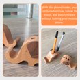 thumbnail image 2 of Desk Phone Holder Elephant Pen Holder Desk Business Card Holder for Home, 2 of 8