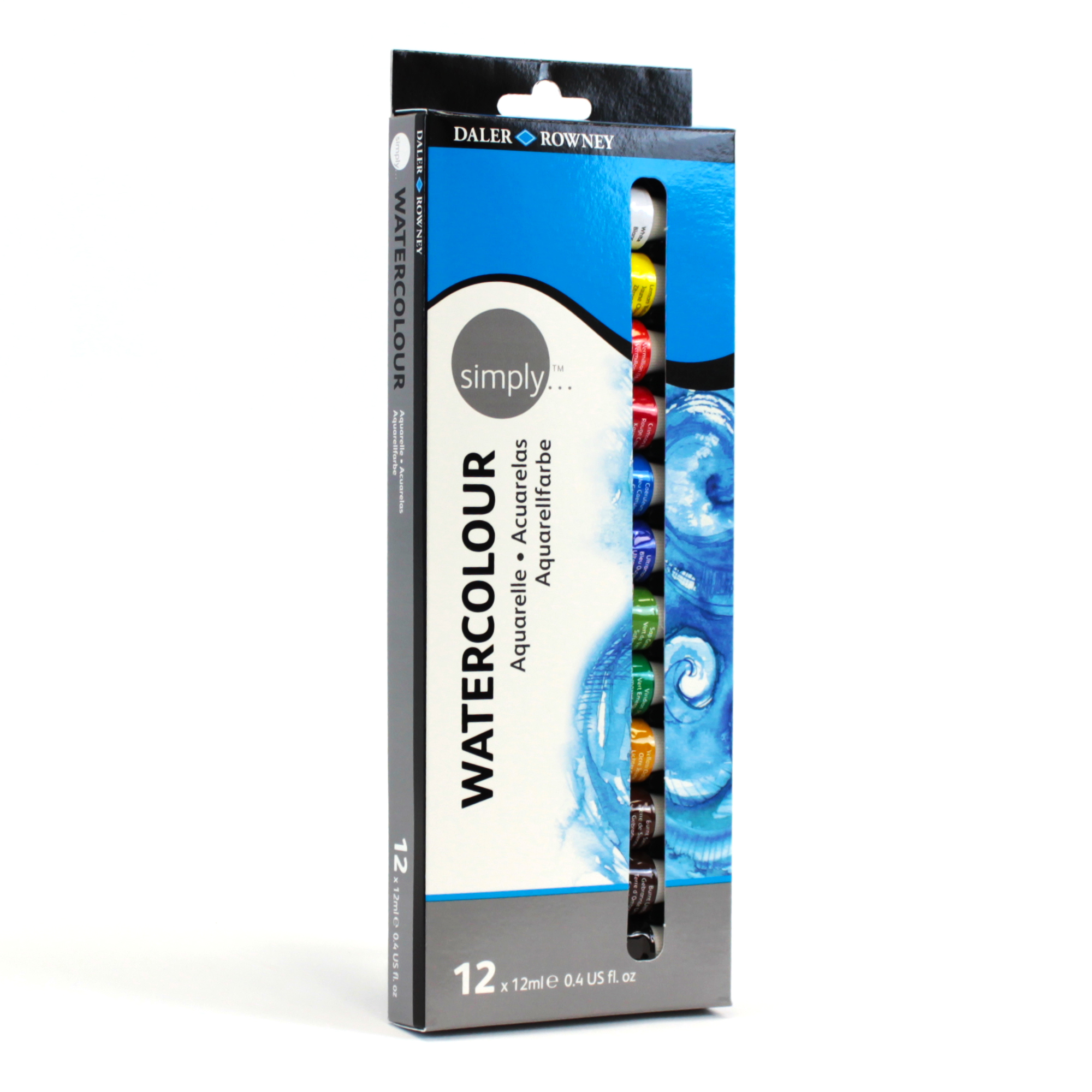Tubes d'aquarelle Simply de Daler-Rowney