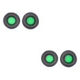 thumbnail image 4 of QualitChoice Coussinets d'Oreilles pour Casque de Jeu Rond en Cuir Manches en Maille Remplacement pour Skullcandy HES2.0 Vert 2Ensemble, 4 of 6