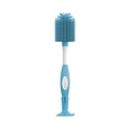 thumbnail image 1 of Dr. Brown's Soft Touch No Scratch Baby Bottle Cleaning Brush, Nipple Cleaner and Suction Cup Base for Easy Storage, BPA Free, Blue, 1 of 6
