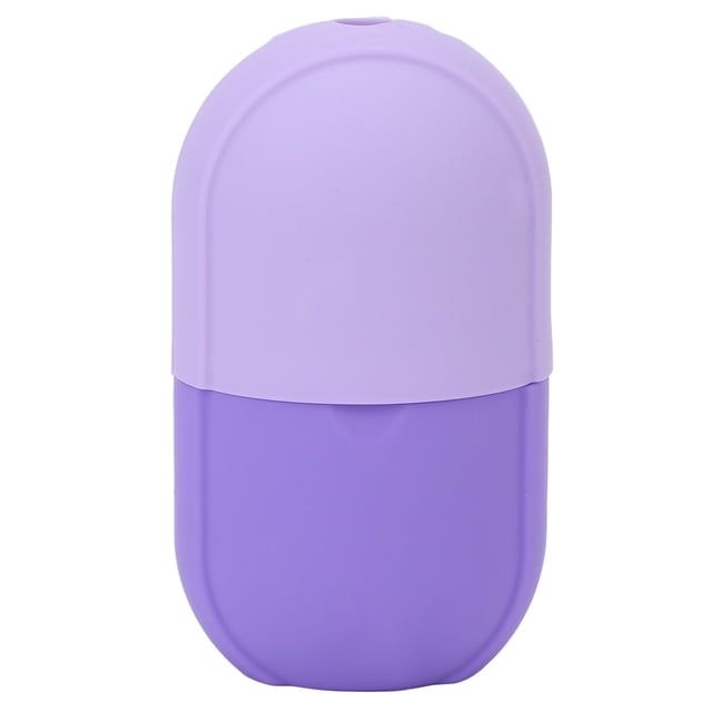 Ice Roller, Relieve Puffiness Durable Silicone Face Ice Roller Pain Relief For Home For Office For Travel Purple
