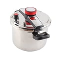 thumbnail image 1 of Stainless Steel Pressure Cooker, 5L/6L/8L Stovetop Pressure Canner With Easy Lock Lid, Gas & Induction Compatible Rice Cooker Explosion Proof Pressure Pot For Home, Commercial, 1 of 8