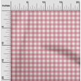 thumbnail image 1 of oneOone Viscose Chiffon Fabric Gingham Check Printed Craft Fabric BTY 42 Inch Wide, 1 of 4