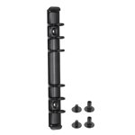 6 Holes Ring Binder, A6 Notebook 20mm Binder Mechanisms, Black, 1 Set