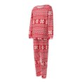 thumbnail image 2 of FOCUSNORM Christmas Family Matching Pajamas, Long-Sleeve Tops with Pants Suit, 2 of 9