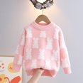 thumbnail image 2 of Posijego Chandail Mignon pour Fille Petite Fille Tricoté à Manches Longues Chandail Chandails Mode Automne Hiver Vêtements, 2 of 3