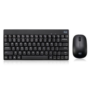 Adesso WKB-1100CB Wireless Spill Resistant Mini Keyboard & Mouse Combo