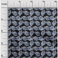 thumbnail image 1 of oneOone Cotton Silk Fabric Leaves & Floral Block Print Fabric BTY 42 Inch Wide, 1 of 4