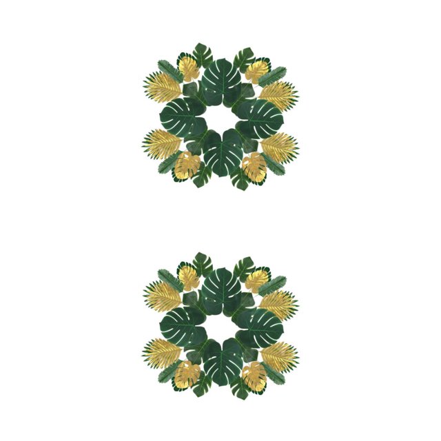 QualitChoice 60 Pieces Artificial Leaves Home Bedroom Simulation Leaf Decoration 9 Kinds 2PCS