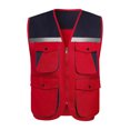 thumbnail image 1 of Mineart Safety Vest for Men Reflective Hi Vis Zip Up Work Waistcoat Multi Pocket for Outdoor Working, 1 of 4