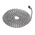 thumbnail image 1 of Acier Inoxydable Longue Perle Connecteur Fermoir Boule Chaîne Porte-Clés Étiquette Métal Perle Chaîne, 1 of 6